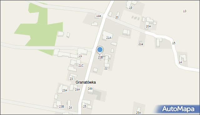 Sierockie, Sierockie, 21B, mapa Sierockie