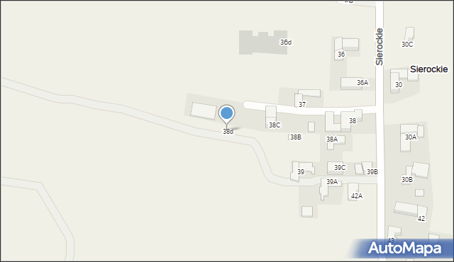 Sierockie, Sierockie, 38d, mapa Sierockie