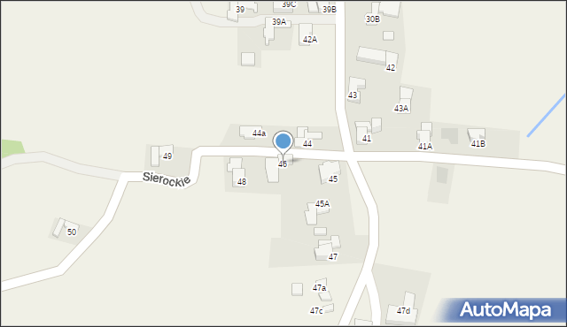 Sierockie, Sierockie, 46, mapa Sierockie