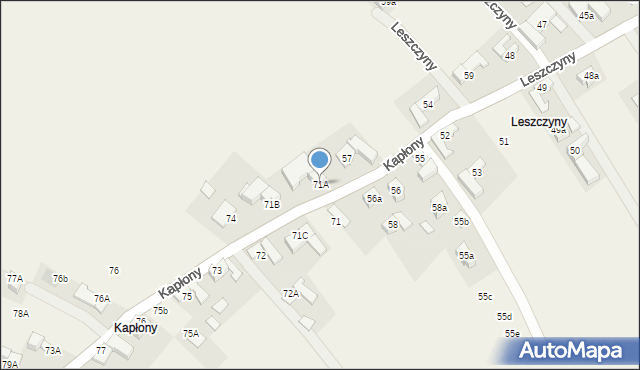 Sierockie, Sierockie, 71A, mapa Sierockie