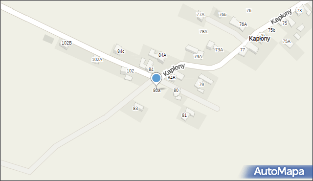 Sierockie, Sierockie, 80a, mapa Sierockie