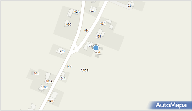 Sierockie, Sierockie, 93e, mapa Sierockie