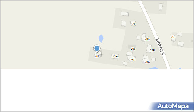 Sieroczyn, Sieroczyn, 26F, mapa Sieroczyn