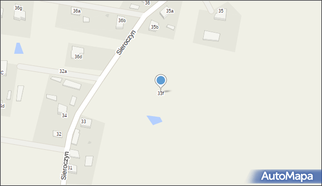 Sieroczyn, Sieroczyn, 33f, mapa Sieroczyn