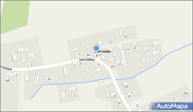Sierosław, Sierosław, 8, mapa Sierosław