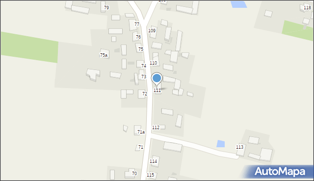 Sierosław, Sierosław, 111, mapa Sierosław