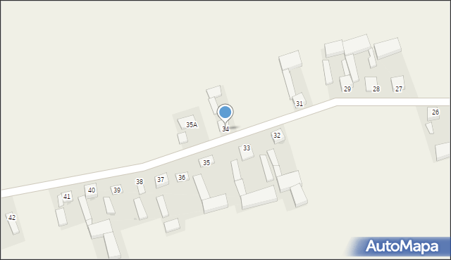 Sierosław, Sierosław, 34, mapa Sierosław