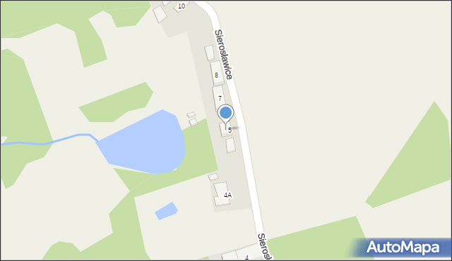 Sierosławice, Sierosławice, 6, mapa Sierosławice