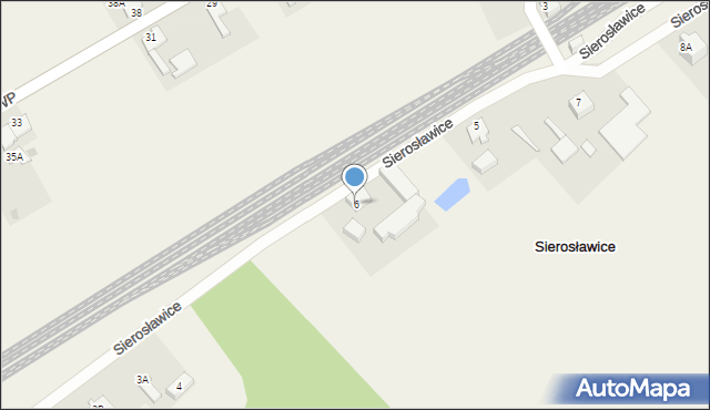 Sierosławice, Sierosławice, 6, mapa Sierosławice