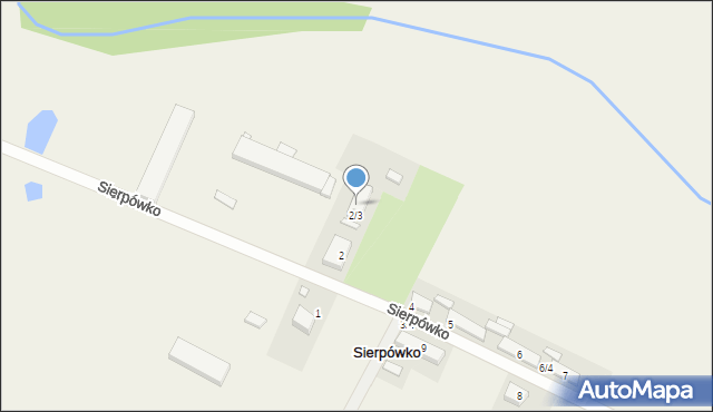 Sierpówko, Sierpówko, 2/4, mapa Sierpówko