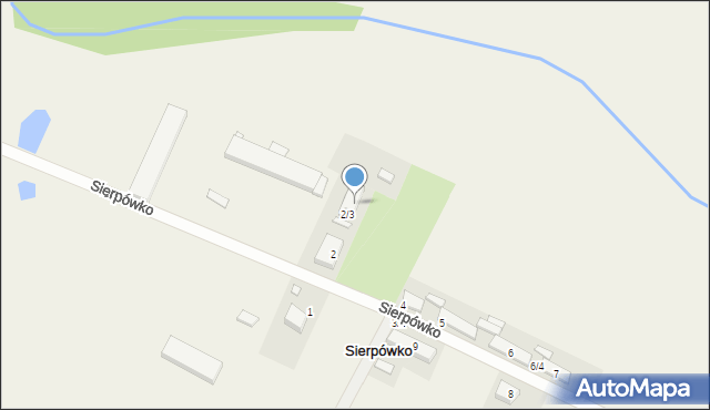 Sierpówko, Sierpówko, 3, mapa Sierpówko