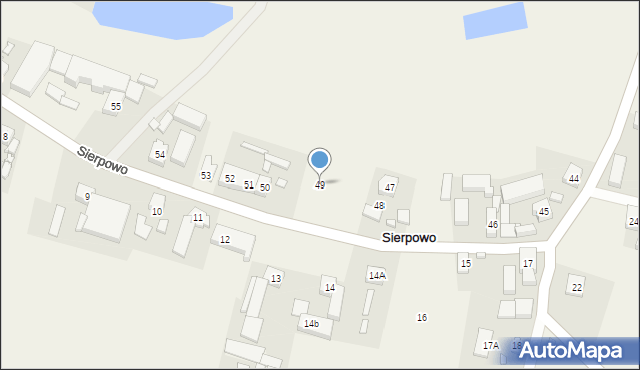 Sierpowo, Sierpowo, 49, mapa Sierpowo