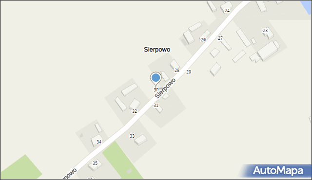 Sierpowo, Sierpowo, 30, mapa Sierpowo