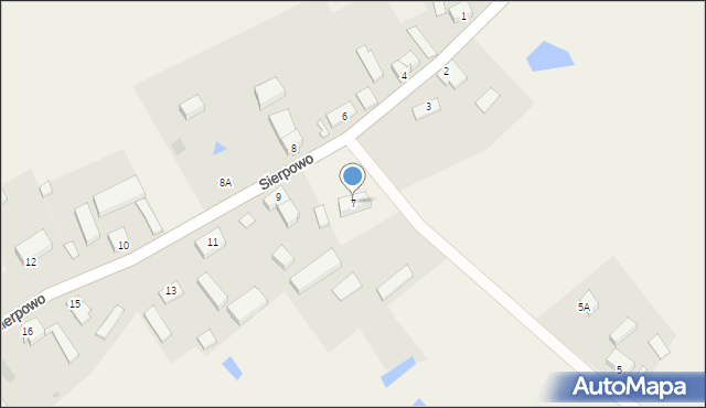 Sierpowo, Sierpowo, 7, mapa Sierpowo