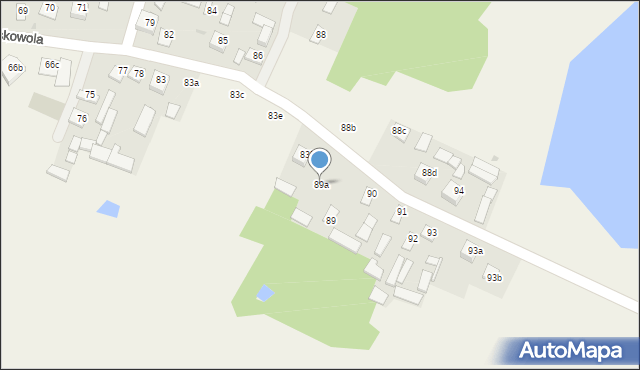 Sierskowola, Sierskowola, 89a, mapa Sierskowola