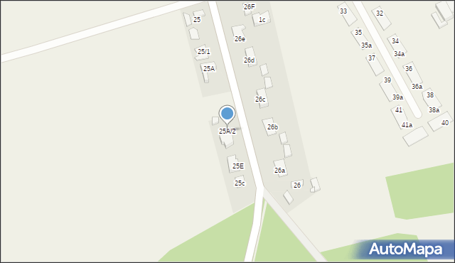 Sierszew, Sierszew, 25A/2, mapa Sierszew