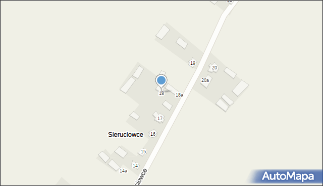 Sieruciowce, Sieruciowce, 18, mapa Sieruciowce