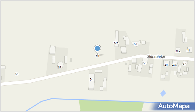 Sierzchów, Sierzchów, 53, mapa Sierzchów