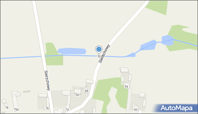 Sierzchowy, Sierzchowy, 72, mapa Sierzchowy