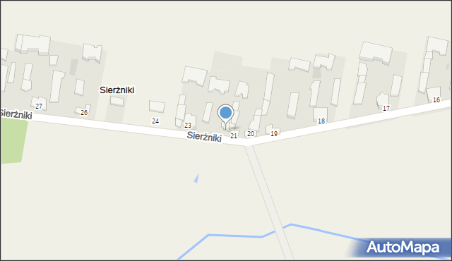 Sierżniki, Sierżniki, 22, mapa Sierżniki