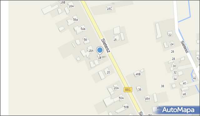 Sietesz, Sietesz, 18, mapa Sietesz