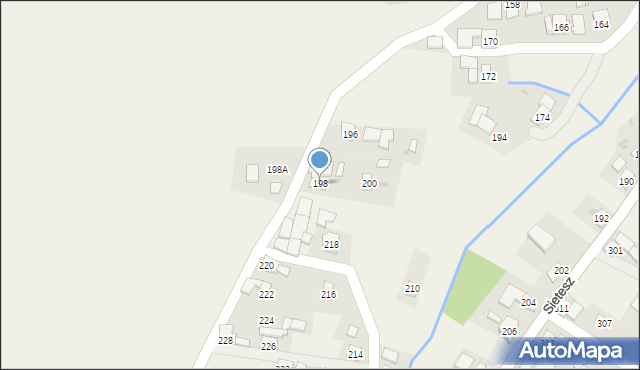 Sietesz, Sietesz, 198, mapa Sietesz