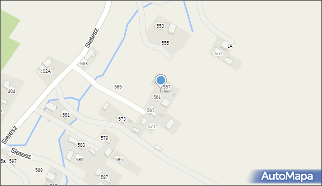 Sietesz, Sietesz, 559, mapa Sietesz