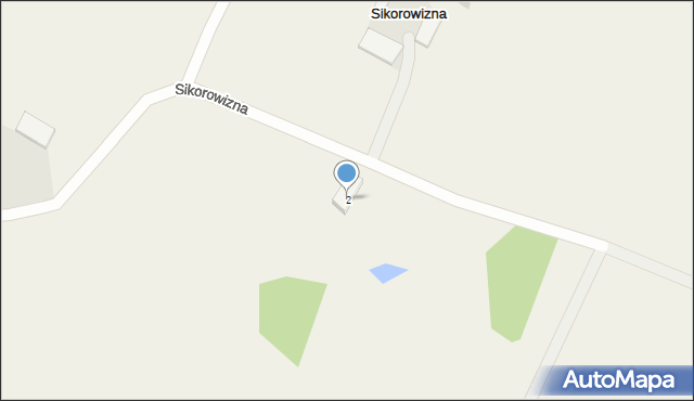 Sikorowizna, Sikorowizna, 2, mapa Sikorowizna