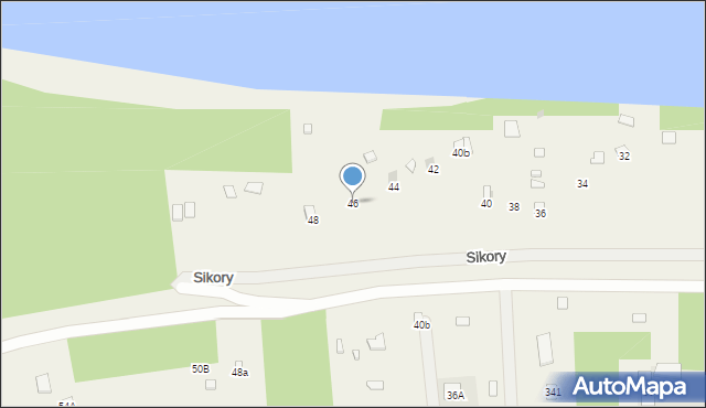 Sikory, Sikory, 46, mapa Sikory