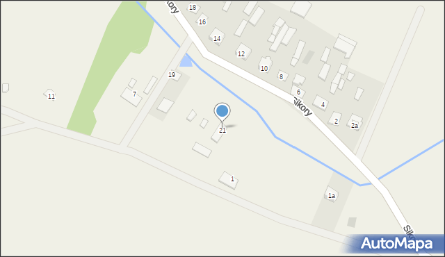 Sikory, Sikory, 3, mapa Sikory