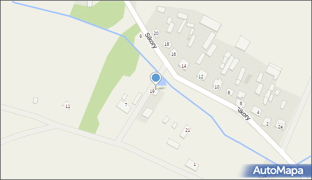 Sikory, Sikory, 5, mapa Sikory