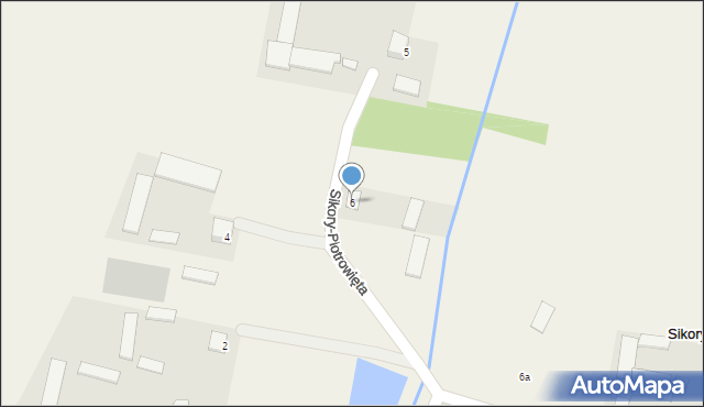 Sikory-Piotrowięta, Sikory-Piotrowięta, 6, mapa Sikory-Piotrowięta
