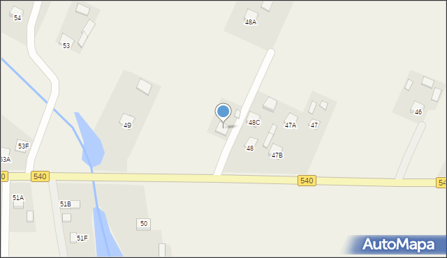 Sikórz, Sikórz, 48B, mapa Sikórz