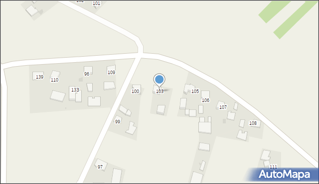 Sikorzyce, Sikorzyce, 103, mapa Sikorzyce
