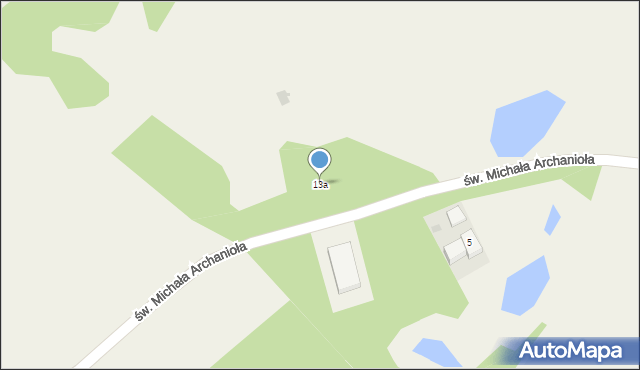 Sikorzyno, Sikorzyno, 13a, mapa Sikorzyno