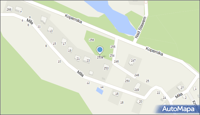 Siła, Siła, 253a, mapa Siła