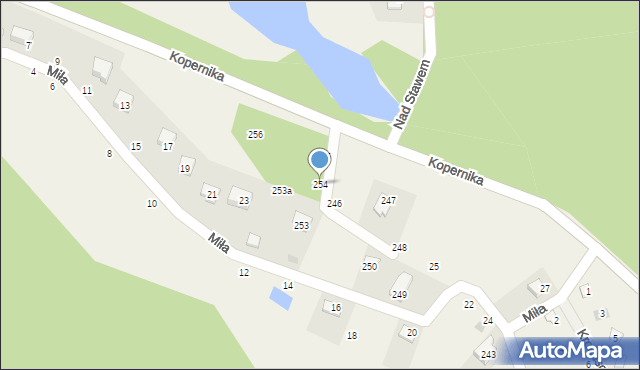 Siła, Siła, 254, mapa Siła