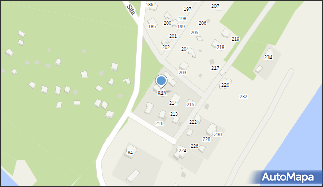 Siła, Siła, 84A, mapa Siła