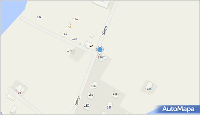 Silice, Silice, 18A, mapa Silice