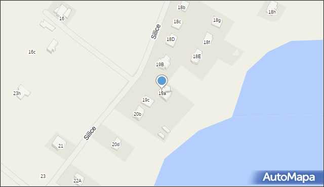Silice, Silice, 19a, mapa Silice