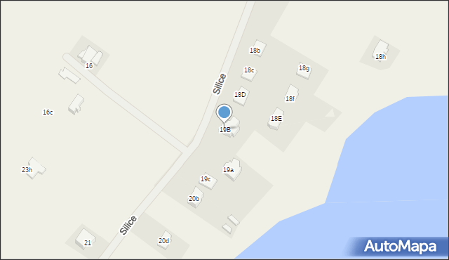 Silice, Silice, 19B, mapa Silice