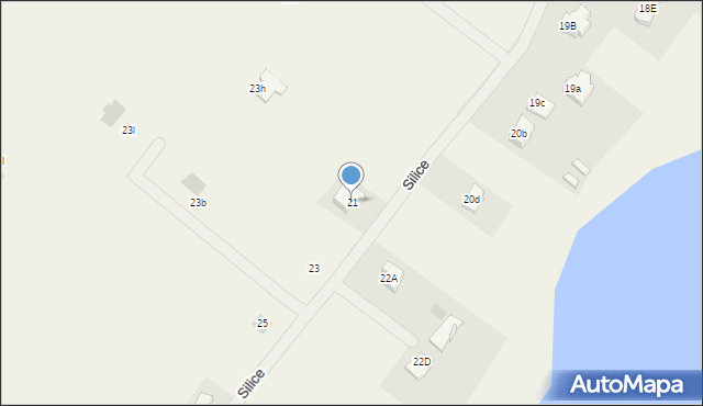 Silice, Silice, 21, mapa Silice