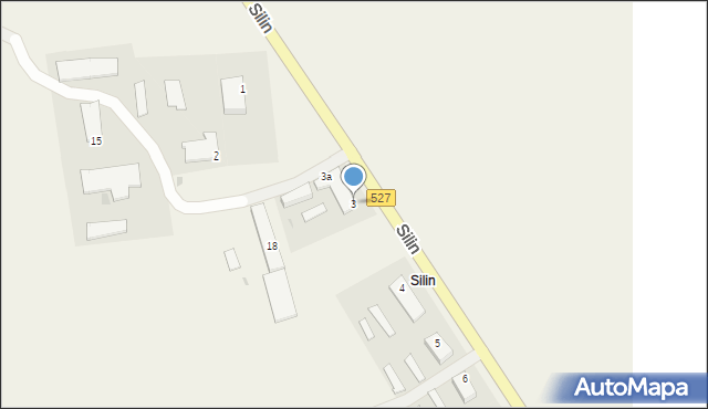 Silin, Silin, 3, mapa Silin