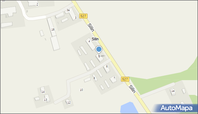 Silin, Silin, 5, mapa Silin