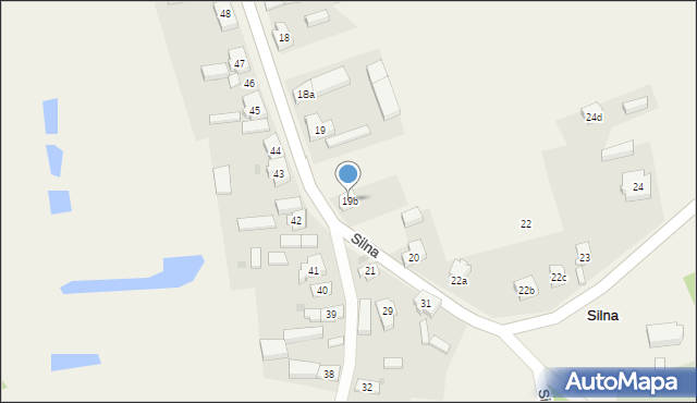 Silna, Silna, 19b, mapa Silna