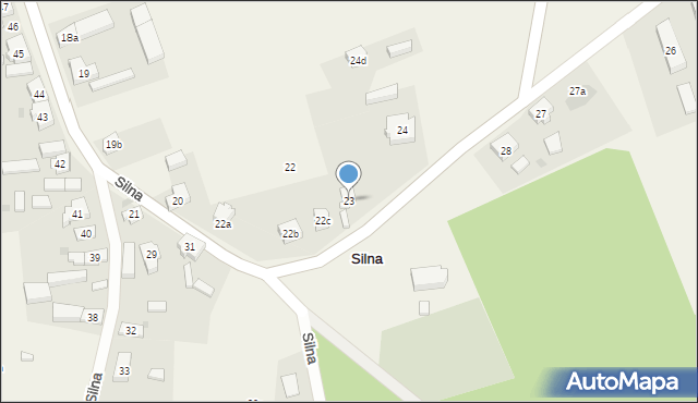 Silna, Silna, 23, mapa Silna
