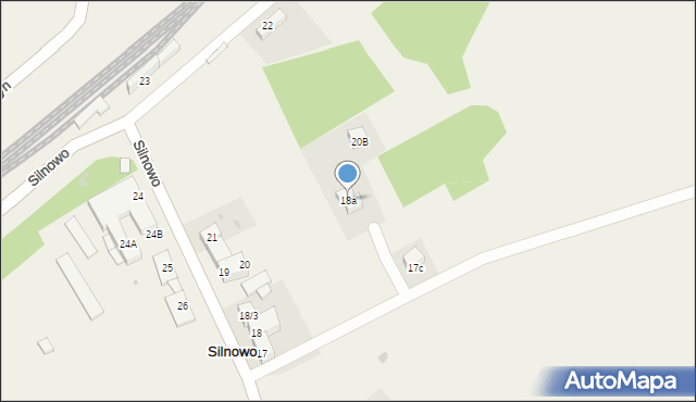 Silnowo, Silnowo, 18a, mapa Silnowo