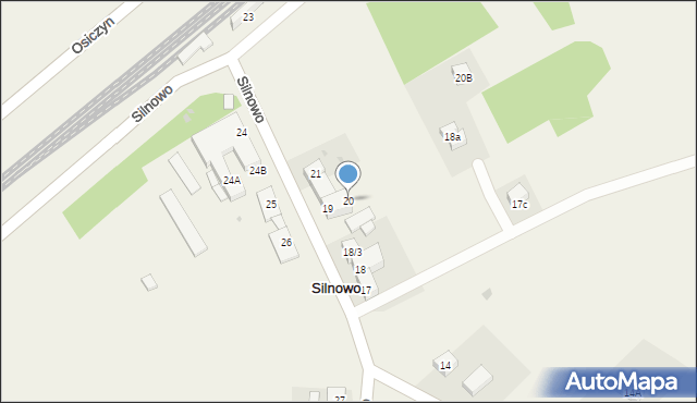 Silnowo, Silnowo, 20, mapa Silnowo