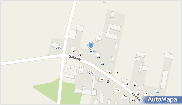 Simuny, Simuny, 23, mapa Simuny