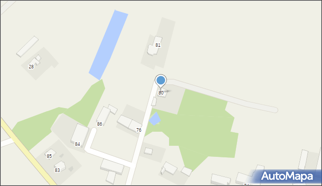 Siniarzewo, Siniarzewo, 80, mapa Siniarzewo